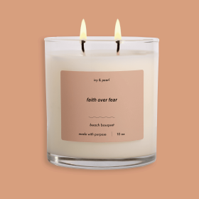 Faith Over Fear Candle