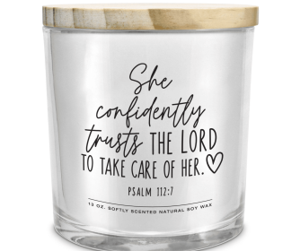 Soy Candle She Confidently Trusts The