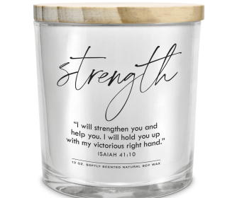 Soy Candle Strength Isaiah 41:10