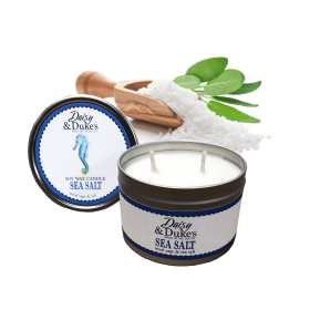 Sea Salt and Wood Sage Soy Candle