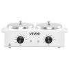 VEVOR Double Wax Warmer 1200ML Professional Dual Wax Heater Pot for Hair Removal