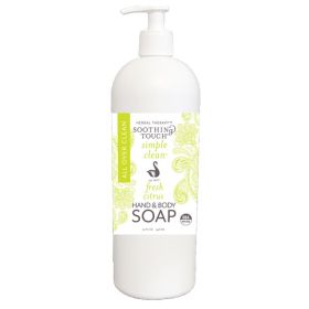 Fresh Citrus Hand & Body Soap â€“ 32 oz | Organic, Vegan, Nourishing, Refreshing