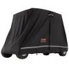 VEVOR 2+2 Passenger Golf Cart Cover, 600D Polyester Full Cover, Suitable for 2+2 Golf Carts, Waterproof, Sunproof