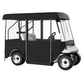 VEVOR Golf Cart Enclosure, Polyester Driving Enclosure, Club Car Covers Universal Fits for 2+2 Passenger Golf Carts