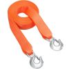 VEVOR ATV Tow Strap with Hooks, 2-inch x 20-foot, 17000 lbs Capacity, Durable Recovery Rope with Security Hooks for Trucks and Vehicles