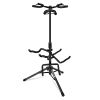 5 Core Guitar Stand Adjustable Triple Guitars Stands Floor w Neck Holder for Acoustic Electric Bass - GSH 3N1