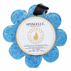 SPONGELLE - Wild Flower Soap Sponge - Freesia Pear (Blue) 001410 1pc/85g