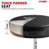 5 CORE Drum Throne Padded Guitar Stool Height Adjustable Music Chair Seat Universal for Adults & Kids with Anti Slip Rubber Feet DS CH BLK
