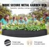 VEVOR Raised Garden Bed, 8 x 4 x 2 ft Galvanized Metal Planter Box, Outdoor Planting Boxes with Open Base