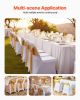 VEVOR Stretch Spandex Folding Chair Covers, Universal Fitted Chair Cover, Removable Washable Protective Slipcovers, for Wedding, Holiday, Banquet
