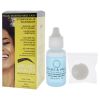 Eyebrow and Lip Waxing Kit by Arches and Halos for Women - 50 Pc 24 Wax Strips, 25 Cotton Pads, 0.47oz Azulene Oil