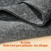 VEVOR Non-Slip Resistant Rug Pad, Protective Cushioning Carpet Pad, 2'x8' (7.875' Actual), 1/4"Thick, Dual Surface, Polyester Felt + Latex