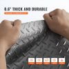 VEVOR Garage Floor Mat 4.9x19ft Vinyl Garage Flooring Roll Anti-Slide Diamond Texture Gray Garage Mats for Under Car 93 sqft Covering Space DIY PVC Ga
