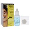 Eyebrow and Lip Waxing Kit by Arches and Halos for Women - 50 Pc 24 Wax Strips, 25 Cotton Pads, 0.47oz Azulene Oil