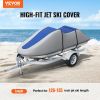 VEVOR Jet Ski Cover, 126"-135" Trailerable Waterproof PWC Cover, Heavy-duty 600D Marine Grade PU Oxford Fabric
