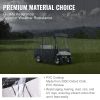 VEVOR Golf Cart Enclosure, Polyester Driving Enclosure, Club Car Covers Universal Fits for 2+2 Passenger Golf Carts