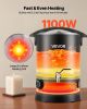 VEVOR Wax Melter for Candle Making, 8.5 Qts, Fast and Even Heating, with Easy Pour Spout and Temperature Control