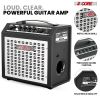 5 Core Guitar Amp 20W Electric Portable Mini Amplifier w Built in 6.5" Speaker Aux Headphone Jack
