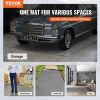 VEVOR Garage Floor Mat 4.9x19ft Vinyl Garage Flooring Roll Anti-Slide Diamond Texture Gray Garage Mats for Under Car 93 sqft Covering Space DIY PVC Ga