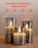 VEVOR Flameless LED Candles 3 Pack Battery Operated Candles with Remote Control