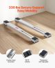 VEVOR Heavy Duty Furniture Appliances Rollers, 660 lbs Total Load, Extendable Appliance Rollers Mobile Washing Machine Base