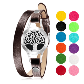 Bracelet Diffuser (Color: Brown Band)
