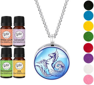 Necklace Diffuser (With Oils: Yes, Pendant: Water Horse)