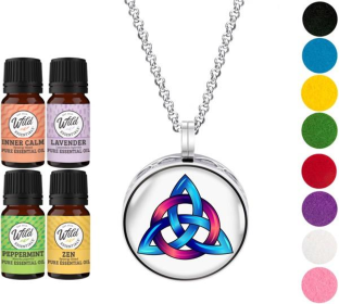 Necklace Diffuser (With Oils: Yes, Pendant: Trinity Knot)