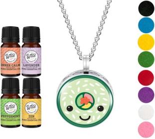 Necklace Diffuser (With Oils: Yes, Pendant: Sushi Roll)