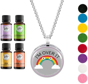 Necklace Diffuser (With Oils: Yes, Pendant: I'M Over It)
