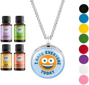 Necklace Diffuser (With Oils: Yes, Pendant: I Hate Everyone)