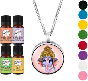 Necklace Diffuser (With Oils: Yes, Pendant: Ganesha)