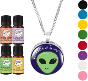 Necklace Diffuser (With Oils: Yes, Pendant: Alien)