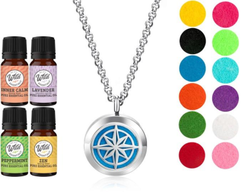 Necklace Diffuser (With Oils: Yes, Pendant: Nautical Star)