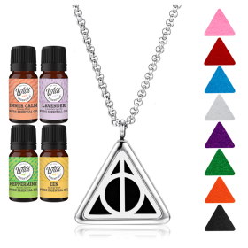 Necklace Diffuser (With Oils: Yes, Pendant: Potter Hallows)