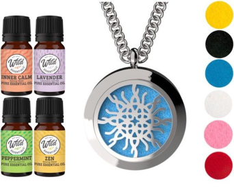 Necklace Diffuser (With Oils: Yes, Pendant: Love Knot)