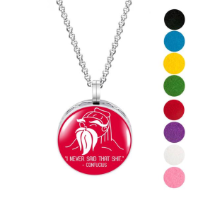 Necklace Diffuser (With Oils: No, Pendant: Confuscious)