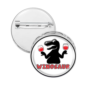 Pin Brooch Diffuser (With Oil: No, Design: Winosaur)