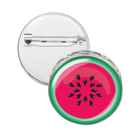 Pin Brooch Diffuser (With Oil: No, Design: Watermelon)