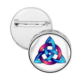 Pin Brooch Diffuser (With Oil: No, Design: Trinity Knot)