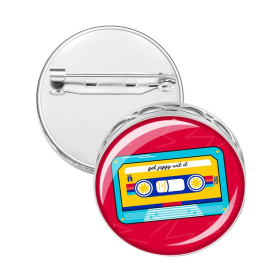 Pin Brooch Diffuser (With Oil: No, Design: Jiggy Mixtape)