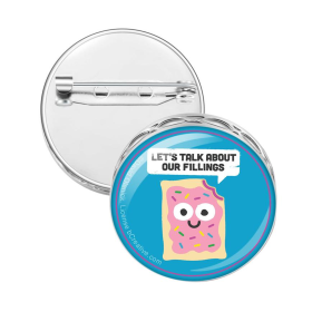 Pin Brooch Diffuser (With Oil: No, Design: Toaster Treat)