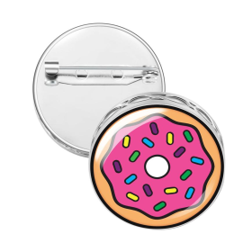 Pin Brooch Diffuser (With Oil: No, Design: Froasted Donut)
