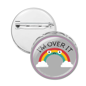 Pin Brooch Diffuser (With Oil: No, Design: I'M Over It)