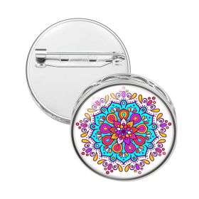 Pin Brooch Diffuser (With Oil: No, Design: Mandala)