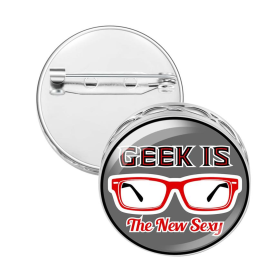 Pin Brooch Diffuser (With Oil: No, Design: Geek Is Sexy)