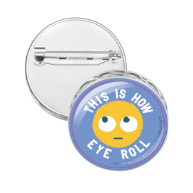 Pin Brooch Diffuser (With Oil: No, Design: Eye Roll)