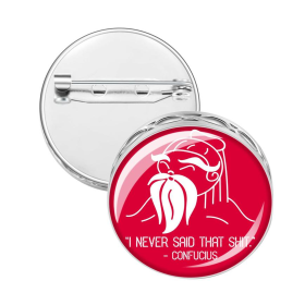 Pin Brooch Diffuser (With Oil: No, Design: Confuscious)