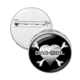 Pin Brooch Diffuser (With Oil: No, Design: Bad Girl)