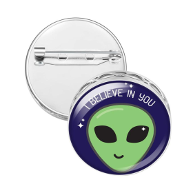 Pin Brooch Diffuser (With Oil: No, Design: Alien)